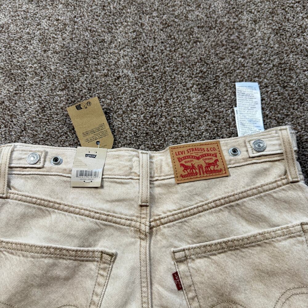 Levi's Cinch Barrel Women's High Rise jeans Size 27x31 Loose Cream Gorpcore - Picture 11 of 14